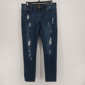 Versace 1969 mid rise skinny distressed jeans size 29